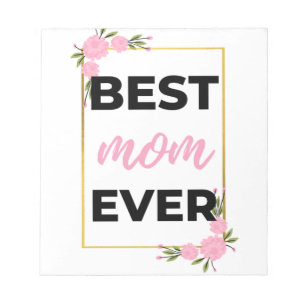 Beste mama ooit zwart notitieblok