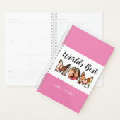 Beste Mama Quote 3 Fotocollage 2025 Planner (Display)