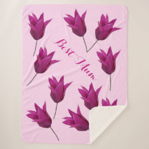 Beste Mama  roze tulpen bloemenblij Moeders