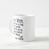 Beste mama [Siblings-versie] Koffiemok (Voorkant links)