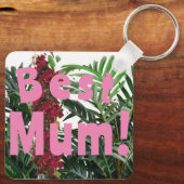Beste mama! sleutelhanger (Achterkant)