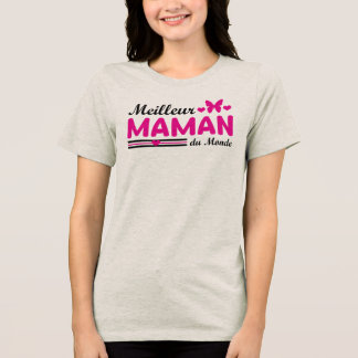 Beste Mama van de Wereld Tri-Blend Shirt