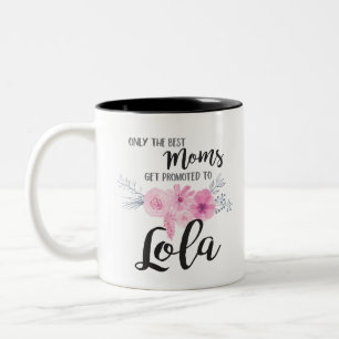Beste mama's worden gepromoot naar Lola Tweekleurige Koffiemok