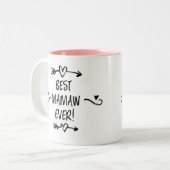 Beste Mamaw ooit Tweekleurige Koffiemok (Voorkant links)