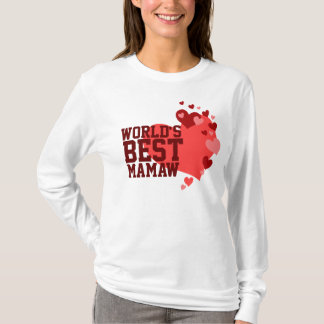 Beste Mamaw ter wereld T-shirt