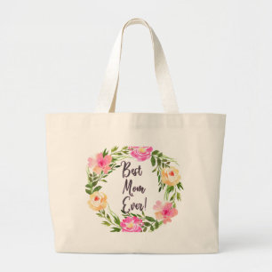 Beste Mamma ooit Bloemen! Grote Tote Bag