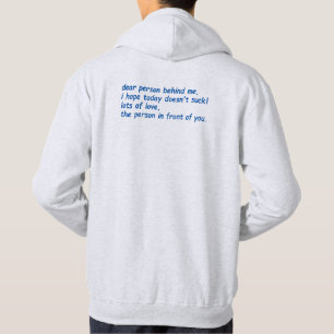 beste man achter me  hoodie
