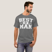 Beste man bachelor t-shirt (Voorkant volledig)