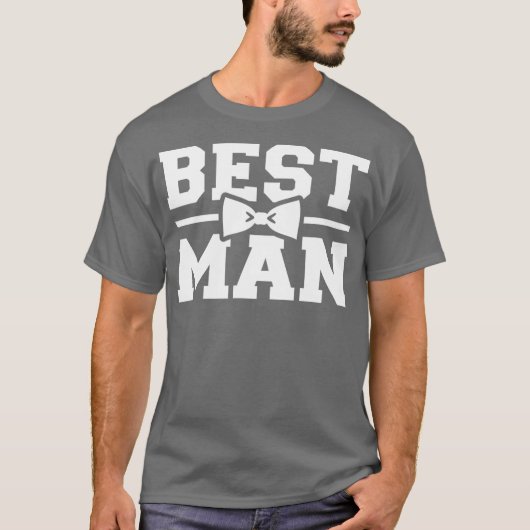 Beste man bachelor t-shirt (Voorkant)