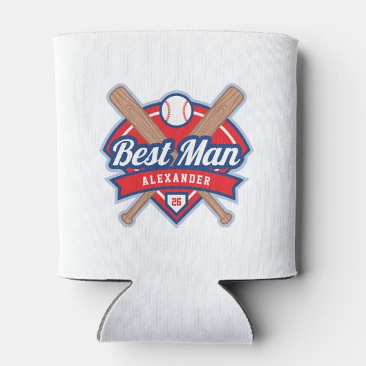 Beste Man Baseball Foam Koelbox Blikjeskoeler (Achterkant)