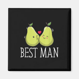 Beste Man Bruidsman Groomsmen Beste Guy Groomsman Magneet