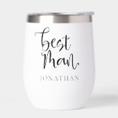 Beste Man Cadeaunaam Zwart Script (Links)