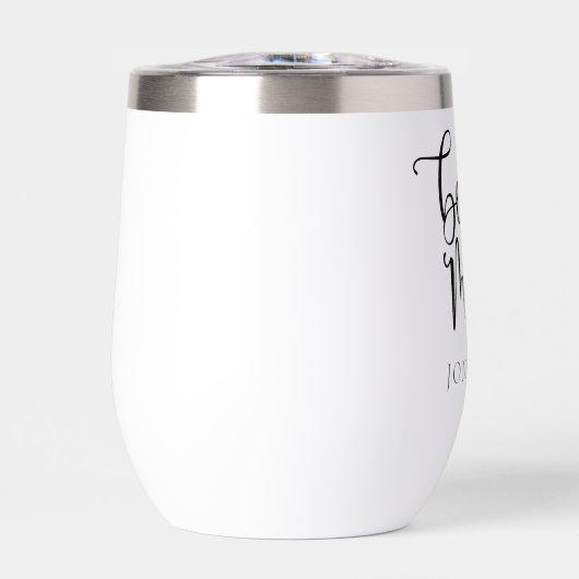 Beste Man Cadeaunaam Zwart Script (Voorkant)