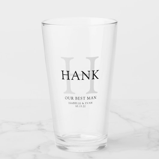 Beste man Drink glas (Voorkant)