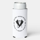 Beste man Elegant Tuxedo bruiloft (Seltzer Achterkant)