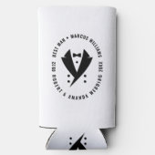 Beste man Elegant Tuxedo bruiloft (Achterkant)