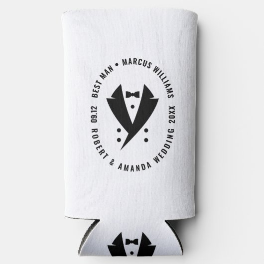 Beste man Elegant Tuxedo bruiloft (Voorkant)