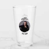 Beste Man foto vrijgezellenfeest Glas (Voorkant)