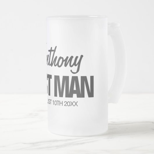 Beste man, gepersonaliseerd cadeau voor mok van gl (Voorkant rechts)