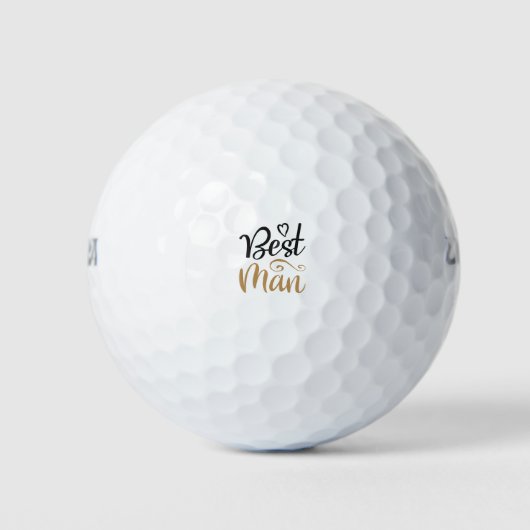 Beste man golfballen (Voorkant)