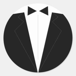 Beste man of groomman uitnodigen envelop afdichtin ronde sticker