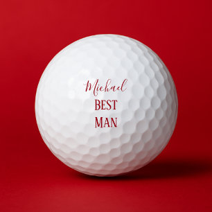 Beste man op de groene bruiloft golfballen