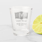 BESTE MAN PERSONALIZED SHOT GLASS SHOT GLAS (Achterkant)