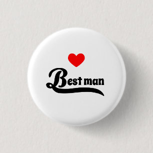 Beste man ronde button 3,2 cm