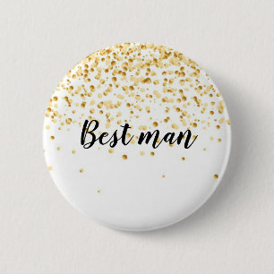 Beste man ronde button 5,7 cm