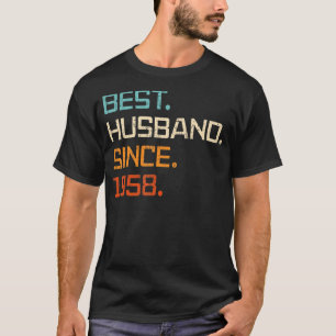 Beste man sinds 1958 65th Wedding Jubileum F T-shirt