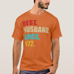Beste man sinds 1972 voor de 50e gouden bruiloft e t-shirt