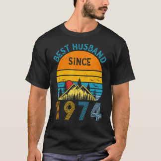 Beste man sinds 1974 48th Wedding Jubileum V T-shirt