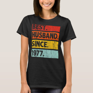 Beste man sinds 1977 45 jaar 45ste bruiloft Anni T-shirt