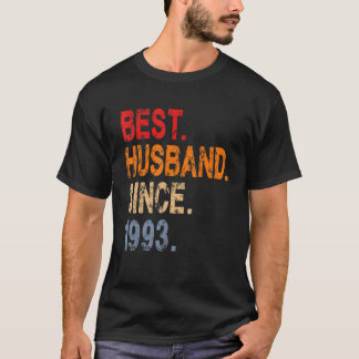 Beste man sinds 1993 29ste huwelijksdag Anniversa T-shirt