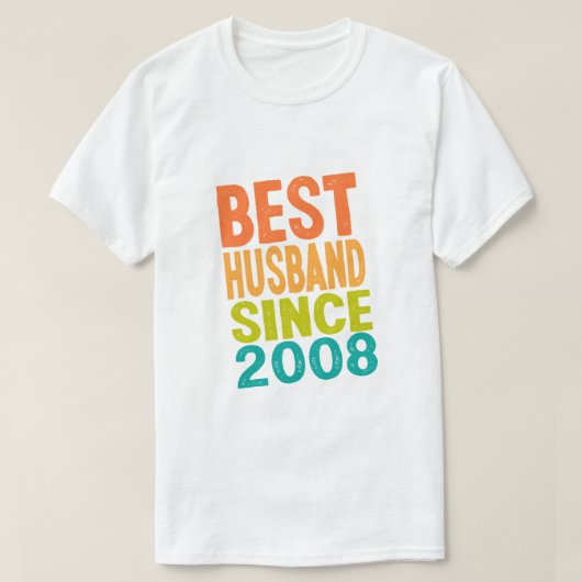 Beste man sinds 2008 t-shirt (Design voorkant)