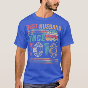 Beste man sinds 2010 Happy Wife Bride Groom Wed T-shirt