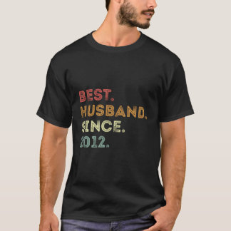 Beste man sinds 2012 Epic 8th Wedding Anniversa T-shirt