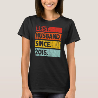 Beste man sinds 2015 7 jaar 7e bruiloft t-shirt