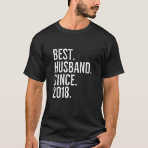 Beste man sinds 2018 Epic Couple Wedding Annive T-shirt