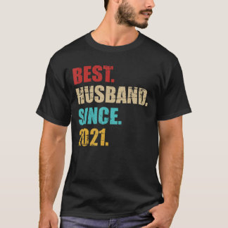 Beste man sinds 2021 voor 4e huwelijksverjaardag t-shirt