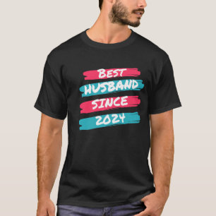 Beste man sinds 2024 1e huwelijksverjaardag t-shirt