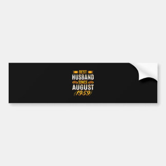 Beste man sinds augustus 1959 - Grappig 61st Bumpersticker