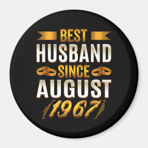 Beste man sinds augustus 1967 Funny Jubileum Magneet