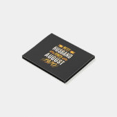 Beste man sinds augustus 1970 - Funny 50th Post-it® Notes (Schuin)