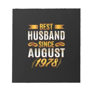 Beste man sinds augustus 1978 - Funny 42nd Notitieblok