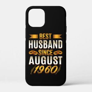 Beste man sinds augustus Funny 60th Jubileum iPhone 12 Mini Hoesje