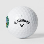 Beste man van Par Custom Photo & Love Message Golfballen (Logo)