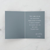 Beste man voor het ontwerp van het Vaderdag Kaart (Binnen)