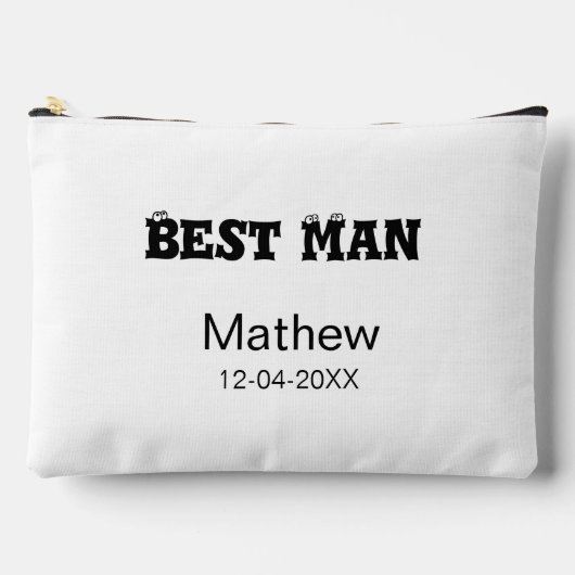 Beste man vrijgezellenfeest toevoegen naam datum e etui (Voorkant)