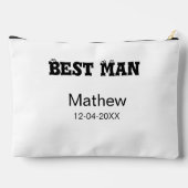 Beste man vrijgezellenfeest toevoegen naam datum e etui (Achterkant)